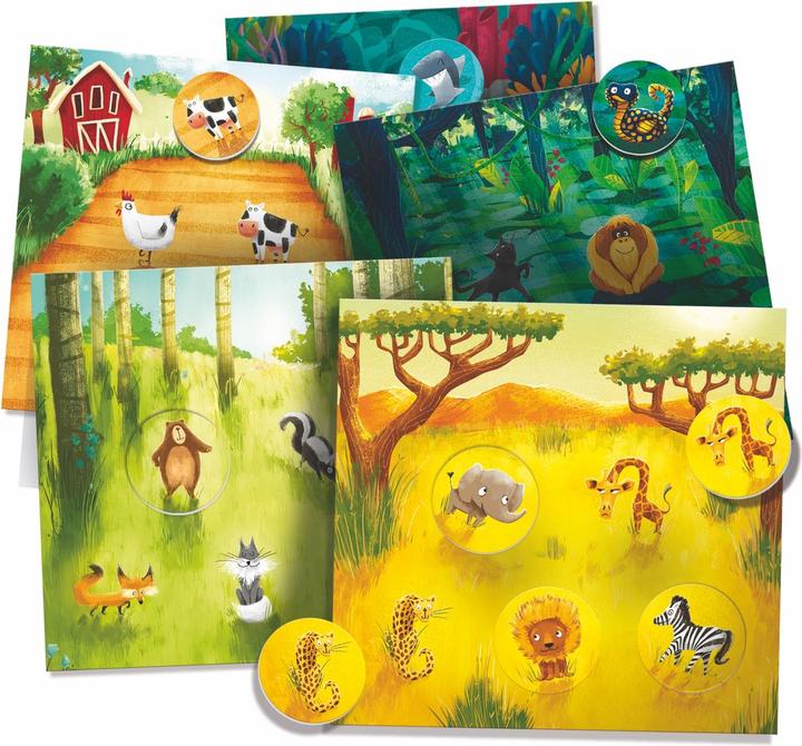 Actual product image Ludattica Animal Bingo & Pairs game