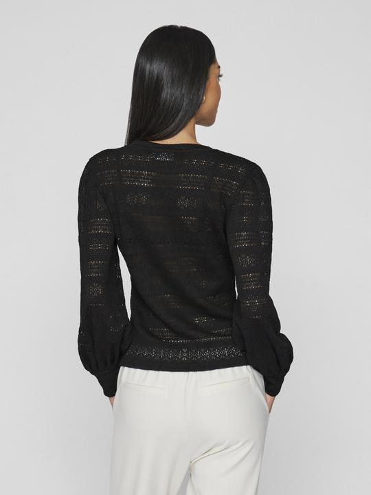 Actual product image Vila Round neck top with long sleeves (XL)