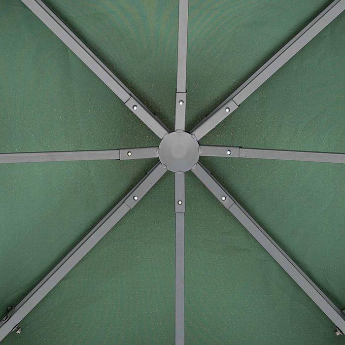 Actual product image Swisshandel24 Replacement roof pavilion roof for metal pavilion garden pavilion party tent garden tent polyester (300 cm, 300 cm)