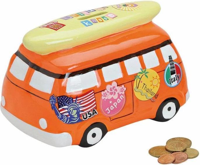 Produktbild Roost Sparkasse Auto Urlaub 10012684 farbig 16x11x11cm (16 x 11 x 11 cm)
