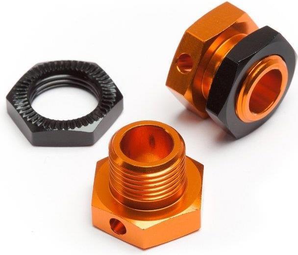HPI Adattatori per ruote esagonali da 5 mm Trophy Buggy (arancione/nero)