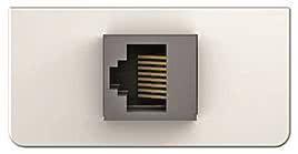 Image du produit Konnect design - Cat5 7454000523 RJ45 Cache 1/2 avec changeur de genre ws (CAT5)