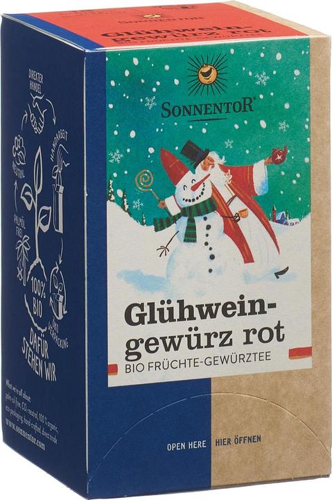 Immagine prodotto Sonnentor Vin brulè speziato rosso (18 pezzi) (32.40 g)