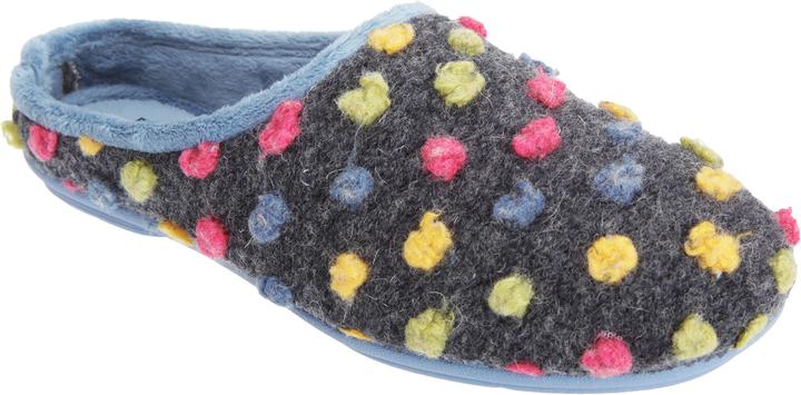 Actual product image Universal Textiles Amy Slippers Slippers With Dot Pattern (42)