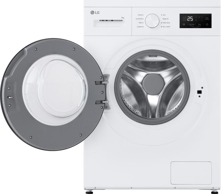 Produktbild LG Waschmaschine Weiss, 1400 Umin, A ITModell (8 kg, Links)