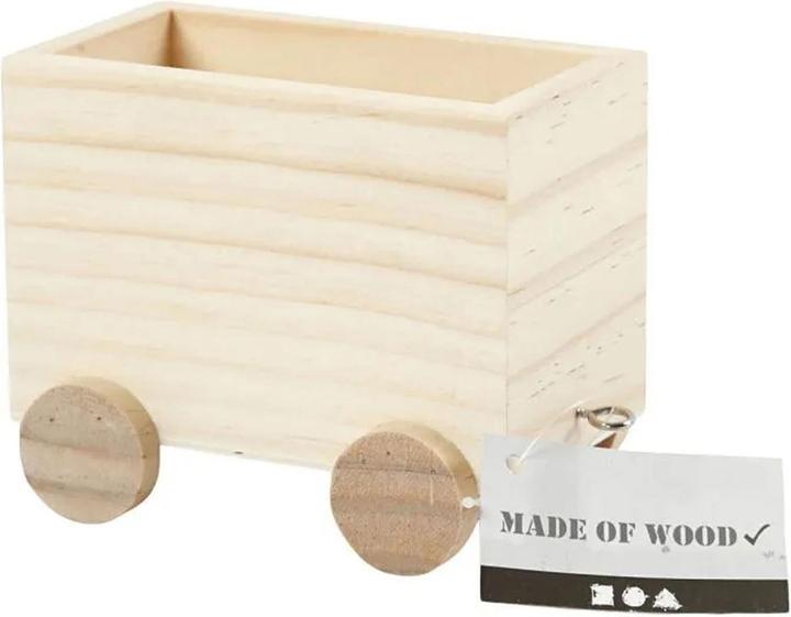 Actual product image Creativ Company Wooden article trailer for wooden train 1 piece