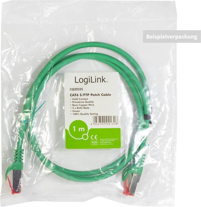 Produktbild LogiLink Netzwerkkabel (S/FTP, CAT6, 10 m)