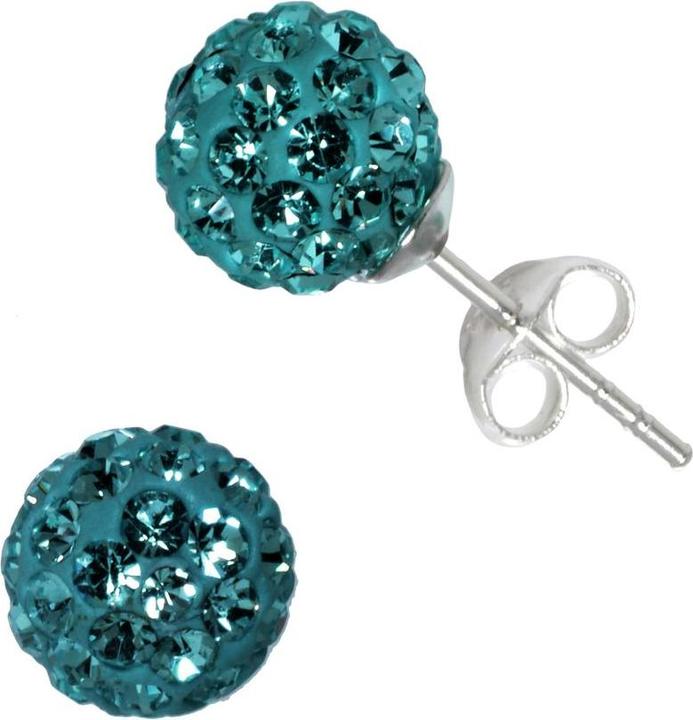 Bijouteria Ohrstecker (Silber 925, Kristall)