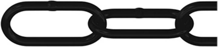 Dörner + Helmer Rundstahlkette Schwarz Stahl verzinkt 171931 15 m (171931) (15 m)