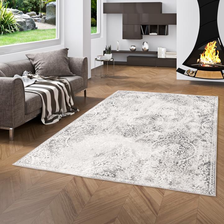 Image du produit Pergamon Tapis design Moderne Orient Vintage Classique (80 x 150 cm)