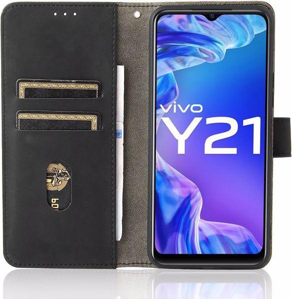 Actual product image MU Classic Classic IV Leather Bookcover Series (Vivo Y21s, Vivo Y33s, Vivo Y21)