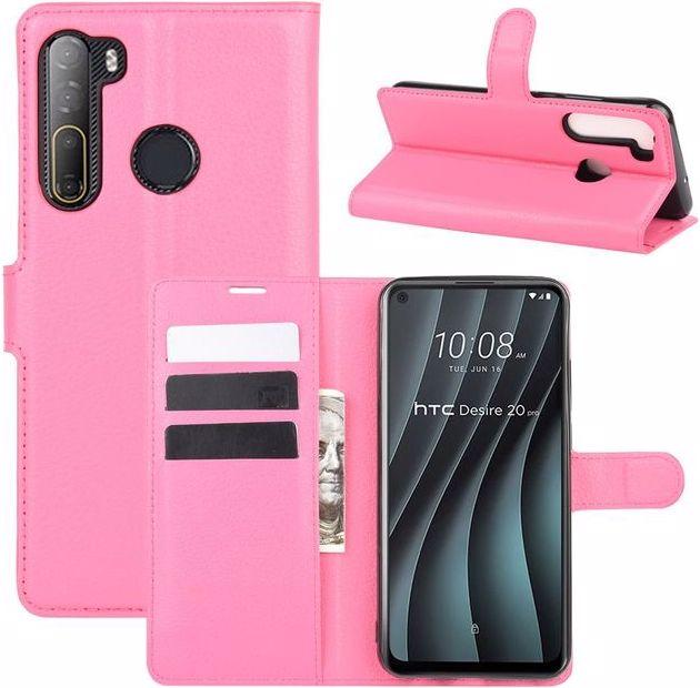 Actual product image MU Classic Litchi Leather Bookcover Series (HTC Desire 20 Pro)