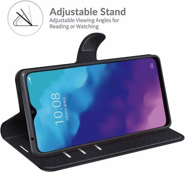 Productafbeelding MU Classic Litchi Leren Boekomslag Serie (ZTE Blade V2020 5G, ZTE Blade V30 Vita)