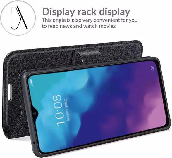 Productafbeelding MU Classic Litchi Leren Boekomslag Serie (ZTE Blade V2020 5G, ZTE Blade V30 Vita)
