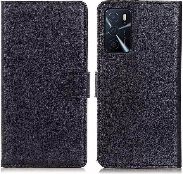 Actual product image MU Classic Litchi Leather Bookcover Series (Oppo A16s, Oppo A54s)