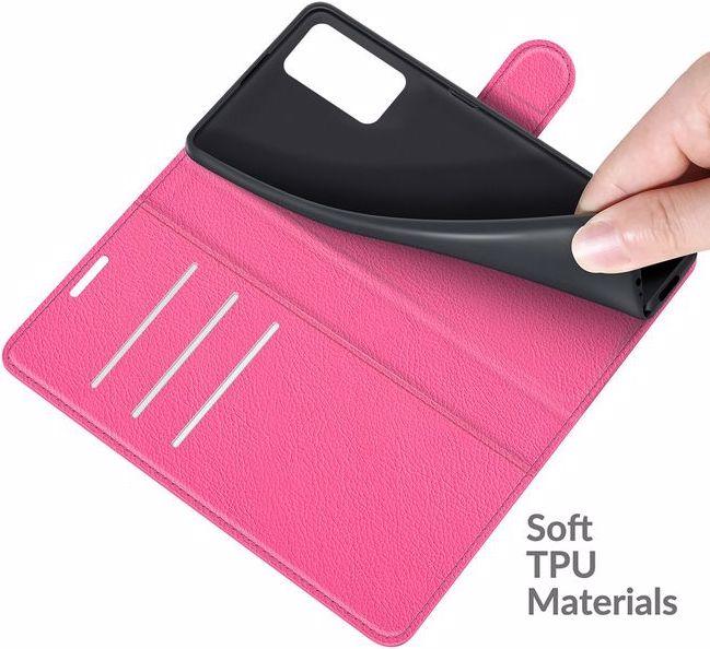 Actual product image MU Classic Litchi Leather Bookcover Series (ZTE Blade V2020 5G, ZTE Blade V30 Vita)