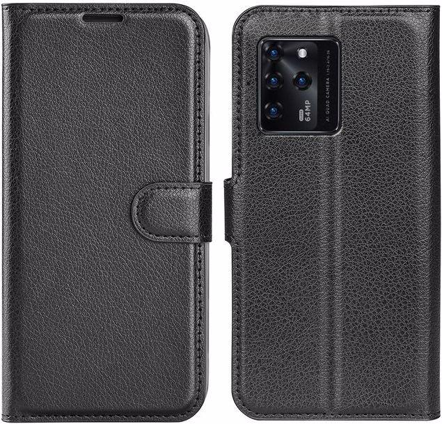 Actual product image MU Classic Litchi Leather Bookcover Series (ZTE Blade V30)