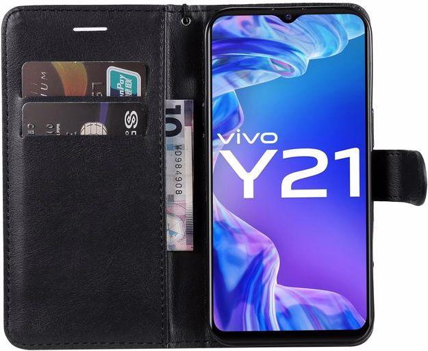 Actual product image MU Classic Classic II Leather Bookcover Series (Vivo Y21s, Vivo Y33s, Vivo Y21)