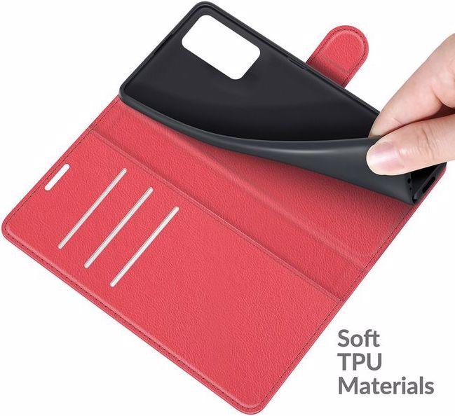 Actual product image MU Classic Litchi Leather Bookcover Series (ZTE Blade V2020 5G, ZTE Blade V30 Vita)