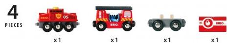 Produktbild Brio Feuerwehr Löschzug
