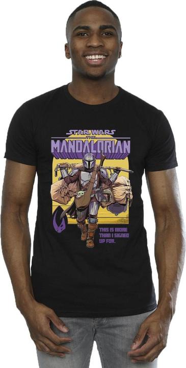 Immagine prodotto Star Wars The Mandalorian More Than I Signed Up For Maglietta Uomo (S)