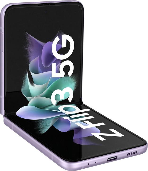 Produktbild Samsung Galaxy Z Flip3 5G EU (128 GB, Lavender, 6.70", SIM + eSIM, 12 Mpx, 5G)