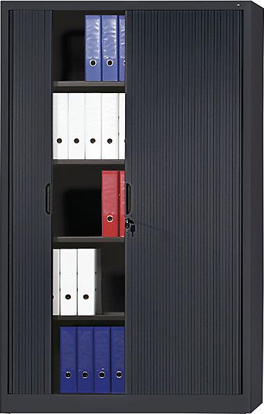Actual product image C+P Roller shutter cabinet with horizontal blind (120 x 42 x 198 cm)