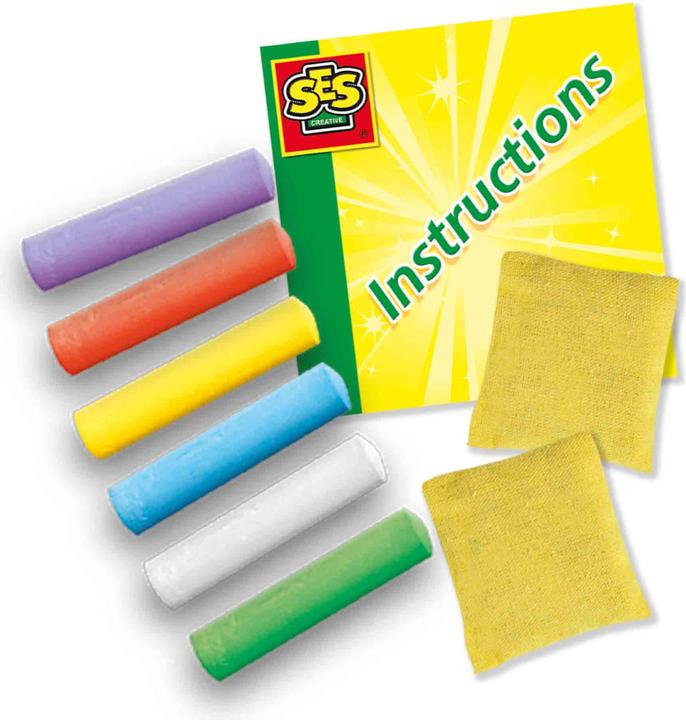 Actual product image Ses Street chalk (Multicoloured, 6 x)