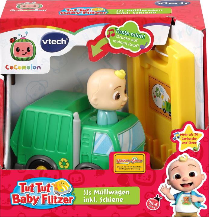 Actual product image VTech Tut Tut Baby Flitzer - CoComelon JJs rubbish truck incl. track
