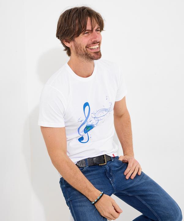 Actual product image Joe Browns Globe & Treble Clef Graphic T-Shirt (L)