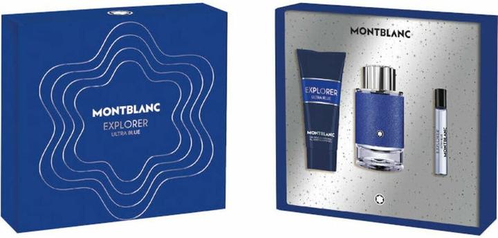 Produktbild Montblanc Explorer Ultra Blue Eau de Parfum Spray 100ml Set 3 Artikel (Eau de Parfum, 100 ml)