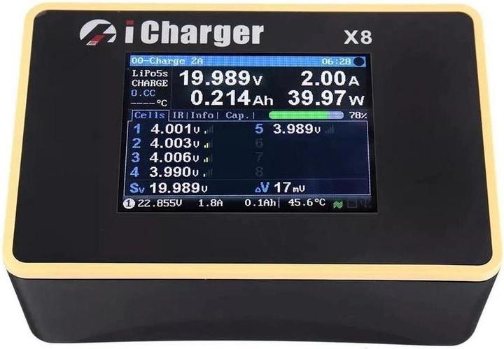 Actual product image Junsi Charger iCharger X8 1100W, DC