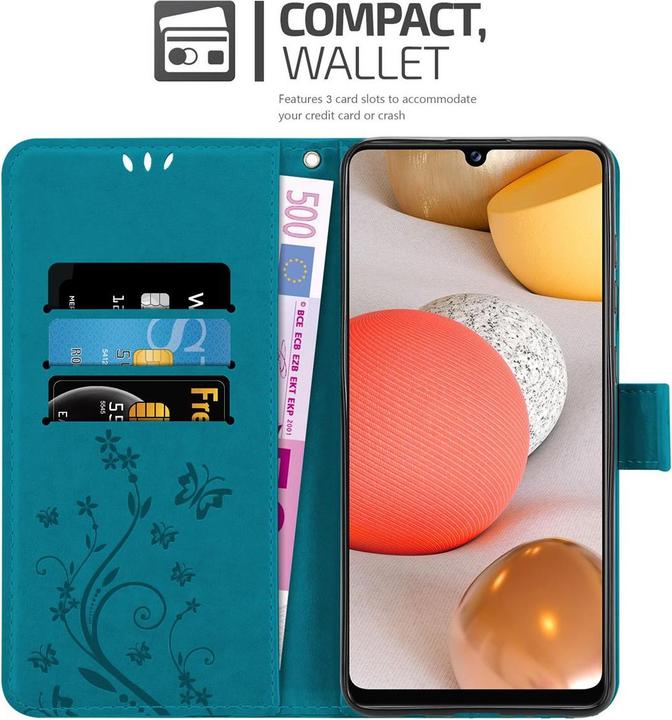 Immagine prodotto Cadorabo Copertina del libro di fiori (Samsung Galaxy A42 5G, Samsung Galaxy M42 5G)