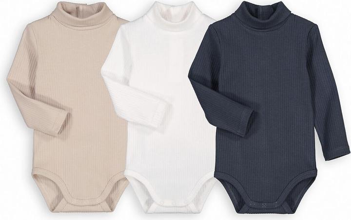 La Redoute Collections 3er-Pack Bodys mit Stehkragen (60)