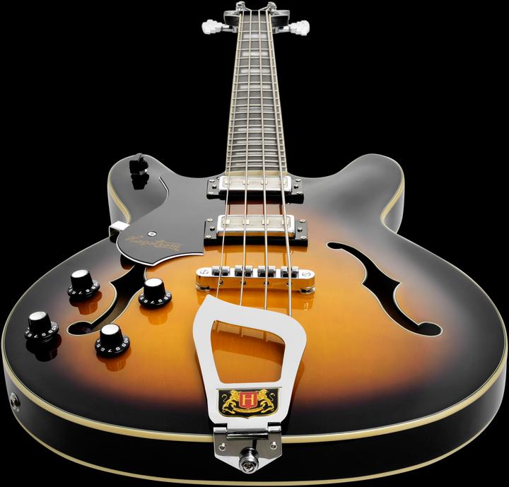 Produktbild Hagstrom Bassgitarre, Viking, Tobacco Sunburst, Linkshänder (E-Gitarre)