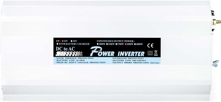 Produktbild President Spannungswechselrichter 2500W 12V-230V, modifizierte Sinuswelle, USB-Anschluss, Fernbedien