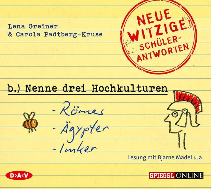 Produktbild Nenne drei Hochkulturen: Römer, Ägypter, Imker (Carola Padtberg, Lena Greiner, Deutsch)