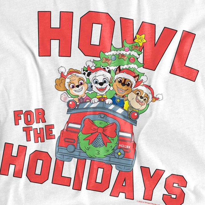 Produktbild Paw Patrol Howl For The Christmas Holidays TShirt (M)