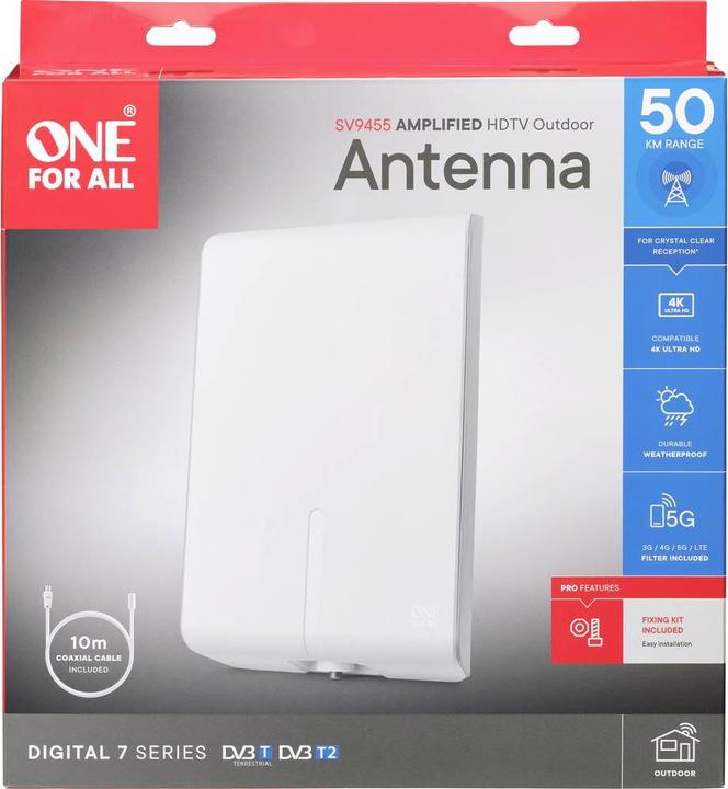 Immagine prodotto One for All Joete (Antenna piatta, DVB-T / -T2)