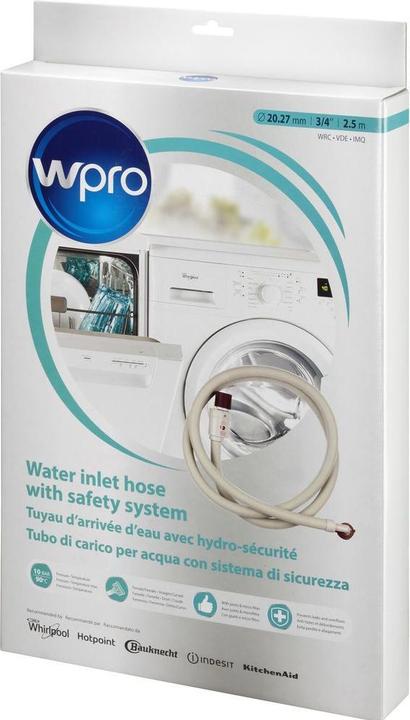 Produktbild Bauknecht Wpro Wasserstopp-Zulaufschlauch 2,5m