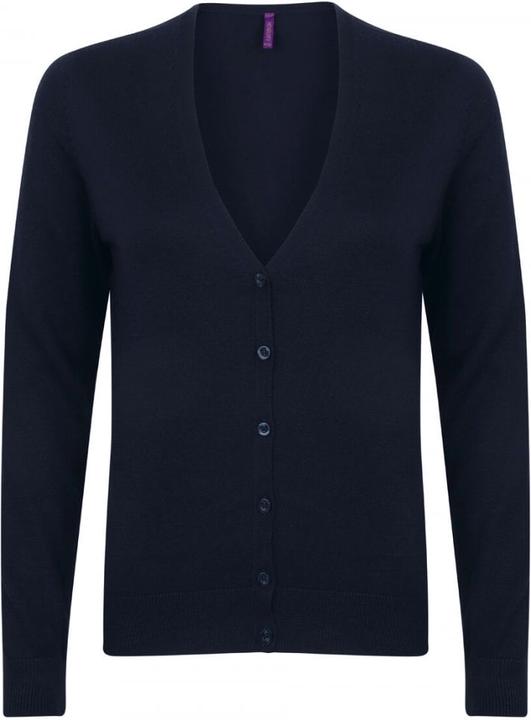 Henbury Strickjacke Mit Vausschnitt
