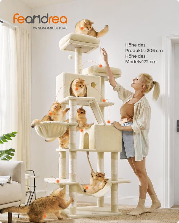 Produktbild Feandrea Cat Spa (206 cm, Beige)