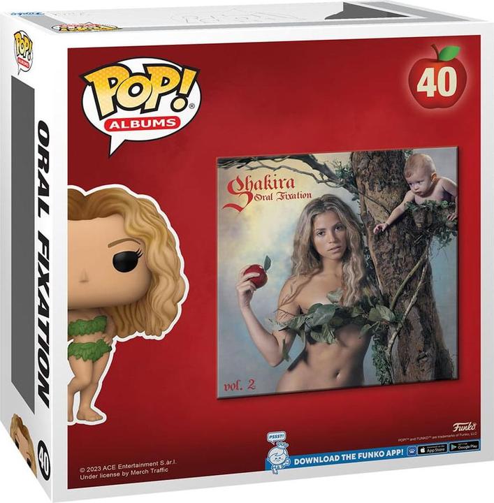 Actual product image Funko Shakira POP! Albums Vinyl Figurine Oral Fixation 9 cm
