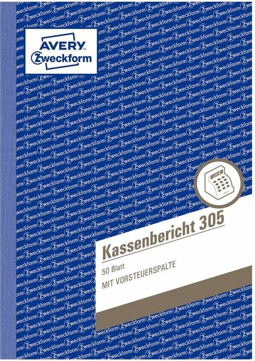 Actual product image Avery Cash report 305 (50 x)