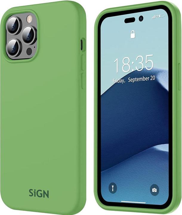 Produktbild SIGN Liquid Silicone Case for iPhone 14 Pro Max - Jade Green (Apple iPhone 14 Pro Max)