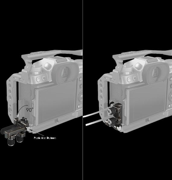 Actual product image SmallRig 4147 HDMI & USB C Cable Clamp for FUJIFILM X T5 (Cable)
