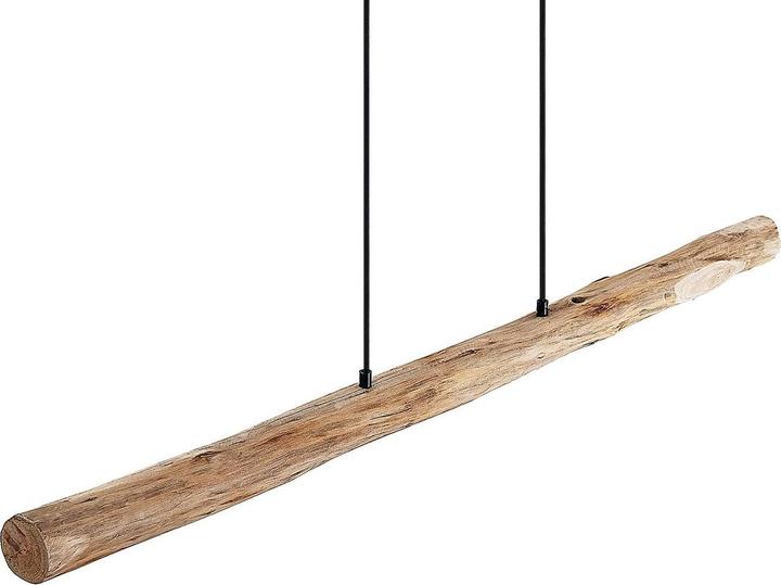 Actual product image Lindby Nekala LED pendant light Wood (3500 lm)