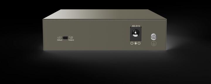 Actual product image Tenda 5-Port FE TEF1105-4-63W 58W (4x PoE) (5 Ports)