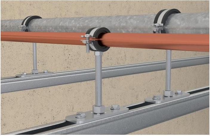 Actual product image Fischer Base plate GPL Length 120 mm Width 40 mm Thickness 4.0 mm galvanised steel galvanised v (M10)