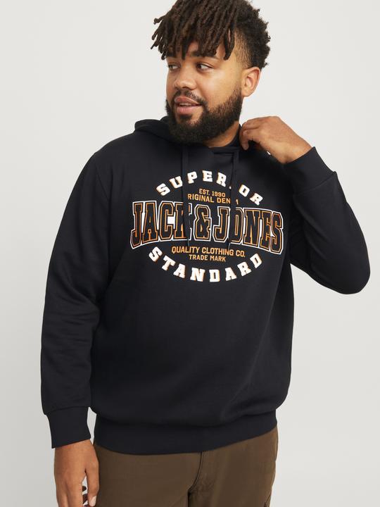 Produktbild Jack & Jones JJELOGO SWEAT HOOD 2 COL 24/25 NOOS PLS (8XL)